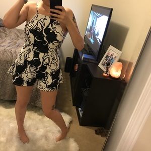 TOPSHOP Print Romper